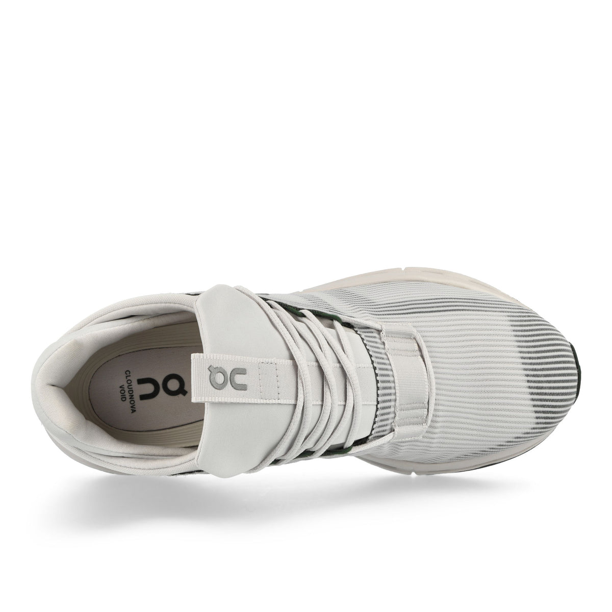 On Cloudnova Void Eclipse / Undyed - White Low Top Sneakers  Detail View 1 | Overkill