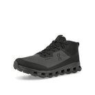 On Cloudroam Waterproof Black / Eclipse Mid Top Sneakers  Close Up | Overkill