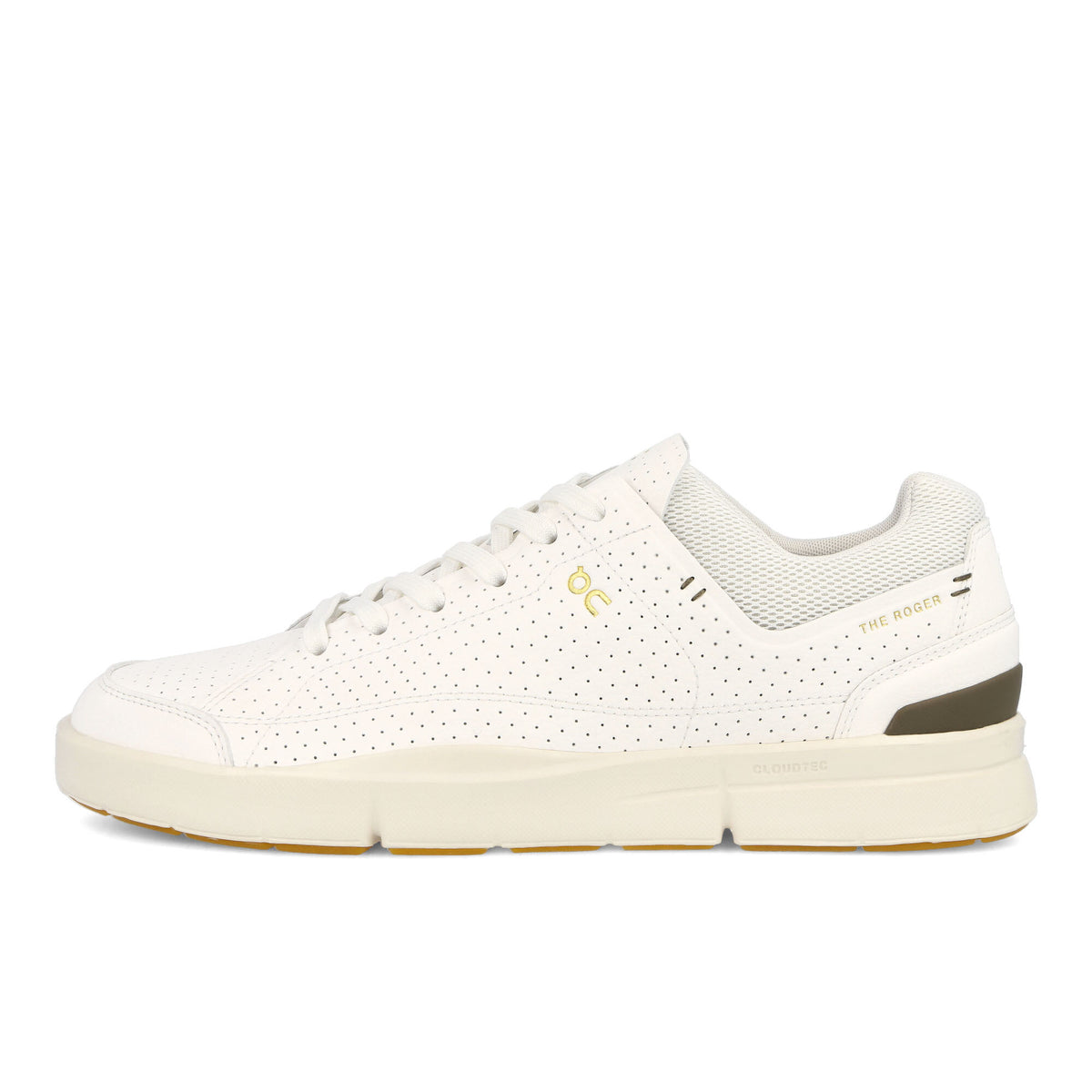 On The Roger Centre Court White / Olive Low Top Sneakers 3MD30241528 | Overkill