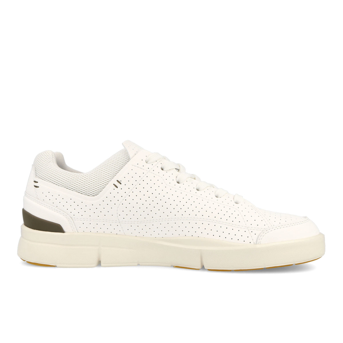 On The Roger Centre Court White / Olive Low Top Sneakers  Silhouette | Overkill