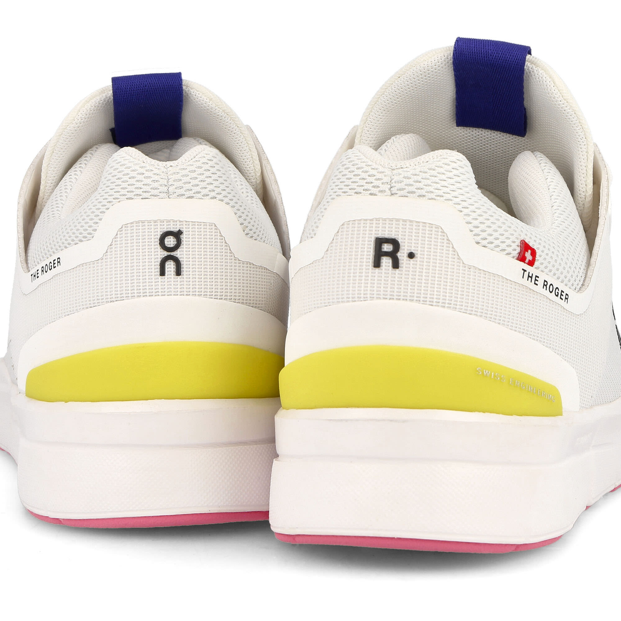 On The Roger Spin Undyed - White / Yellow Sneakers  Detailfoto | Overkill