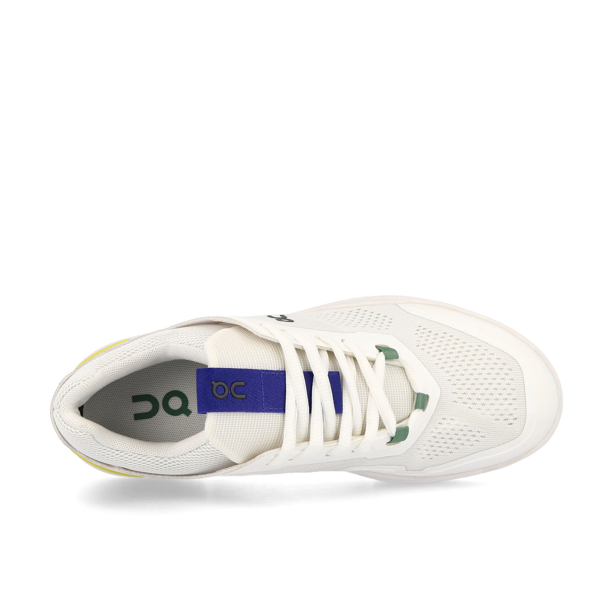 On The Roger Spin Undyed - White / Yellow Sneakers  Detail View 1 | Overkill