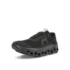 On Cloudmonster Sensa All Black Low Top Sneakers  Close Up | Overkill