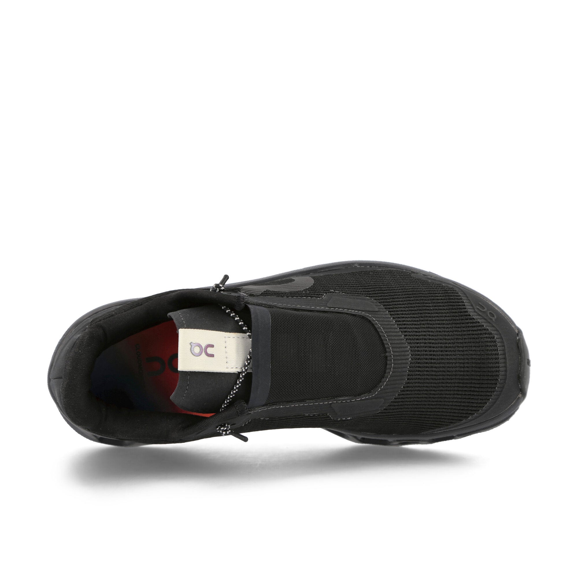 On Cloudmonster Sensa All Black Low Top Sneakers  Detail View 1 | Overkill