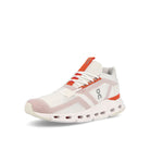 On W Cloudnova Void Undyed-White / Flame Sneakers  Close Up | Overkill