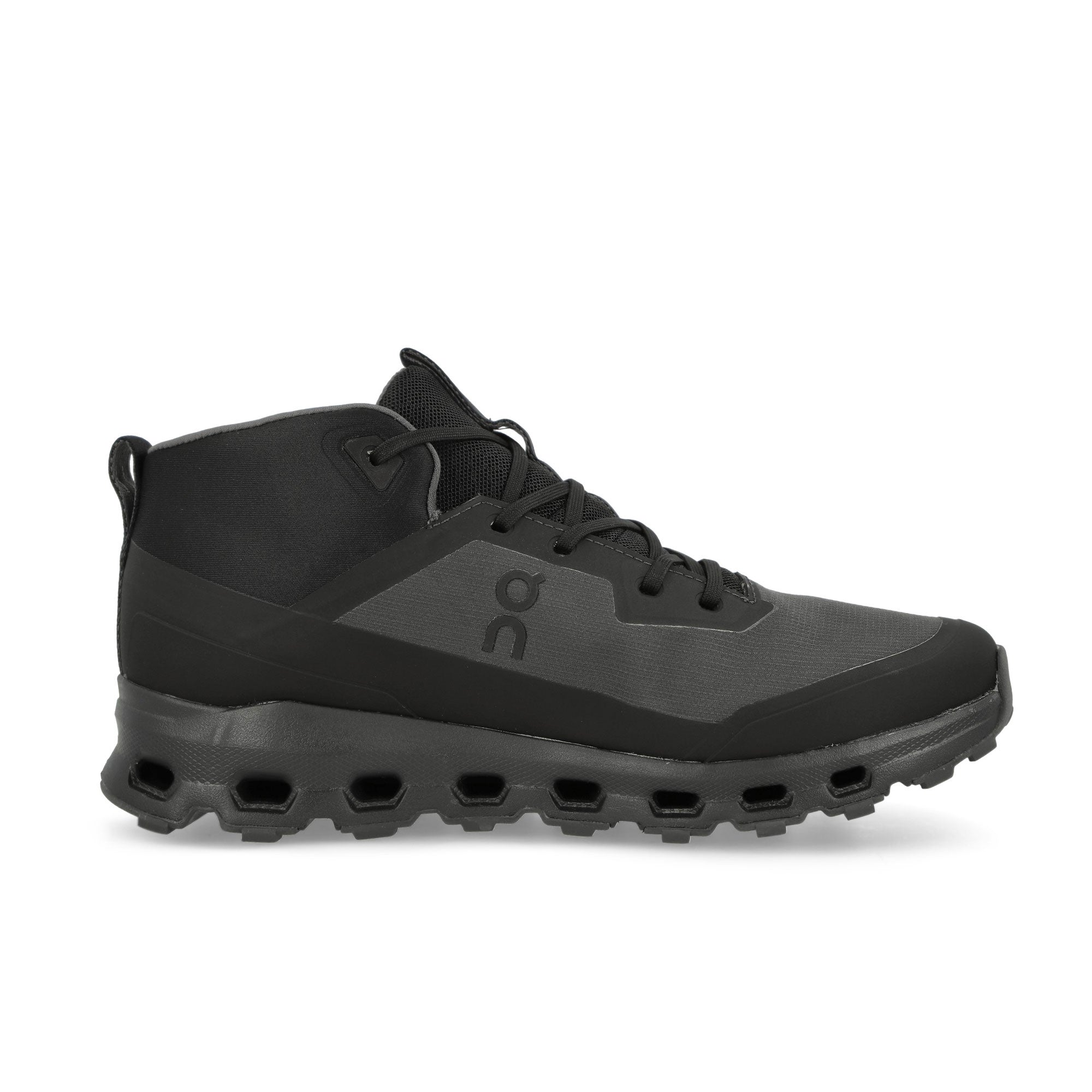 On Cloudroam Waterproof Black / Eclipse Mid Top Sneakers  Silhouette | Overkill