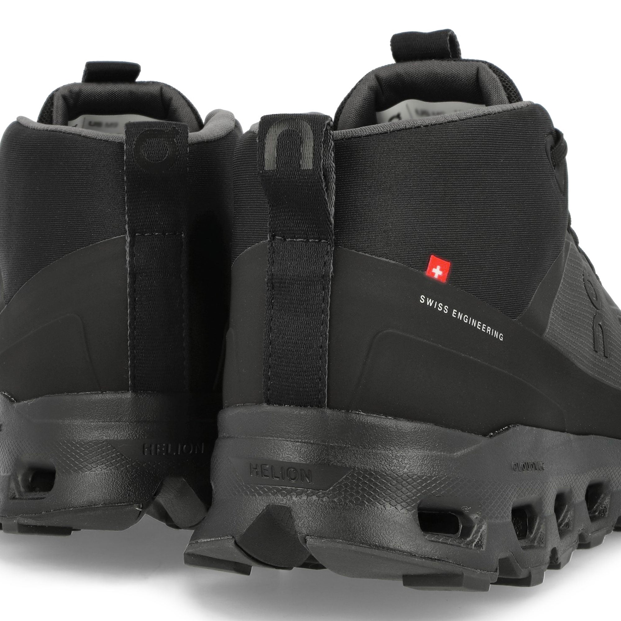 On Cloudroam Waterproof Black / Eclipse Mid Top Sneakers  Detailfoto | Overkill