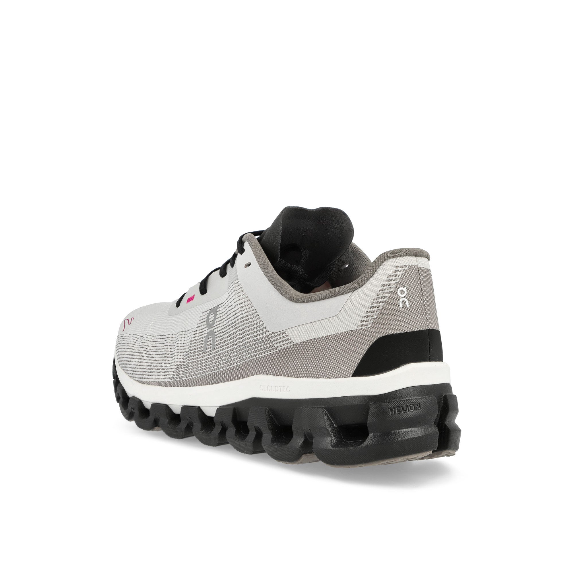 On W Cloudflow 4 Distance White / Black Low Top Sneakers  Material | Overkill