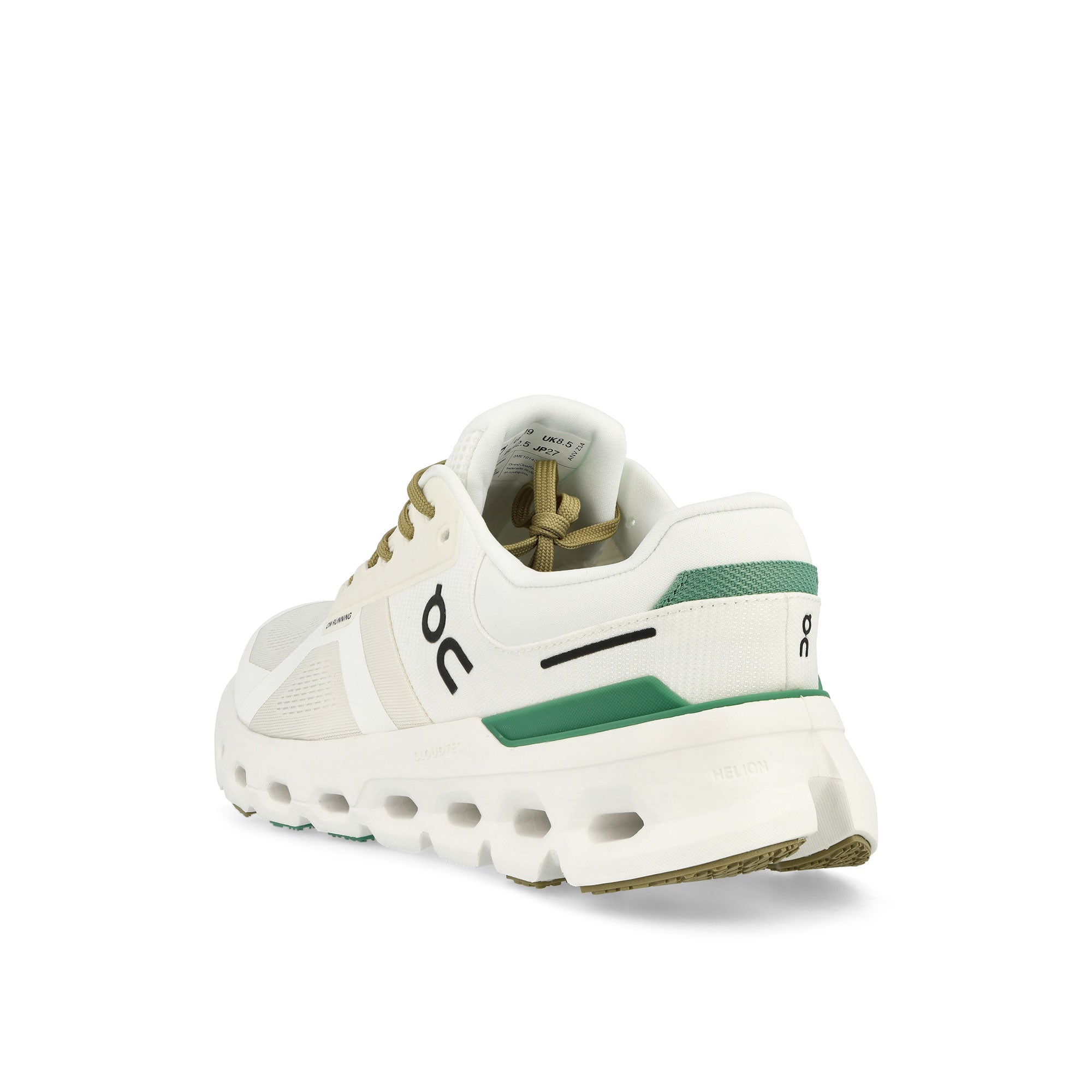 On W Cloudrunner 2 Undyed / Green Low Top Sneakers  Material | Overkill