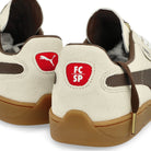 Puma Super Team Sugared Almond-Espresso Brown Low Top Sneakers  Detailfoto | Overkill