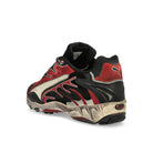 Puma Inhale Distressed Puma Black - Pop Red Low Top Sneakers  Material | Overkill