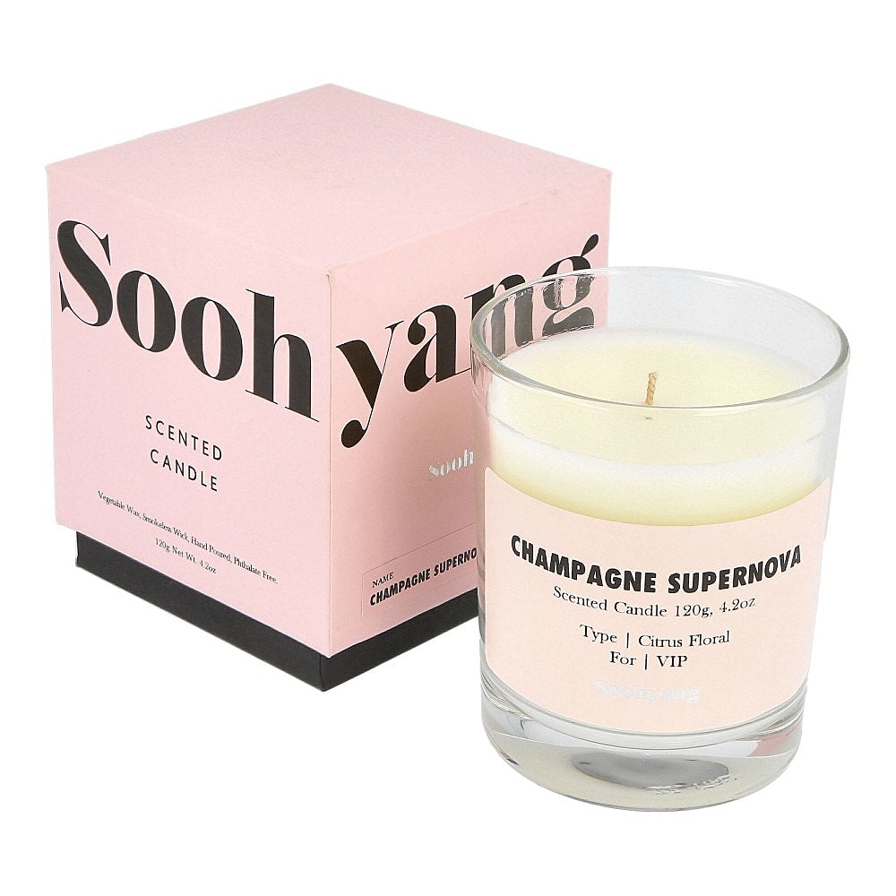 Soohyang scented candle 120g White Incense & Candles SSC / Champagne Supernova | Overkill
