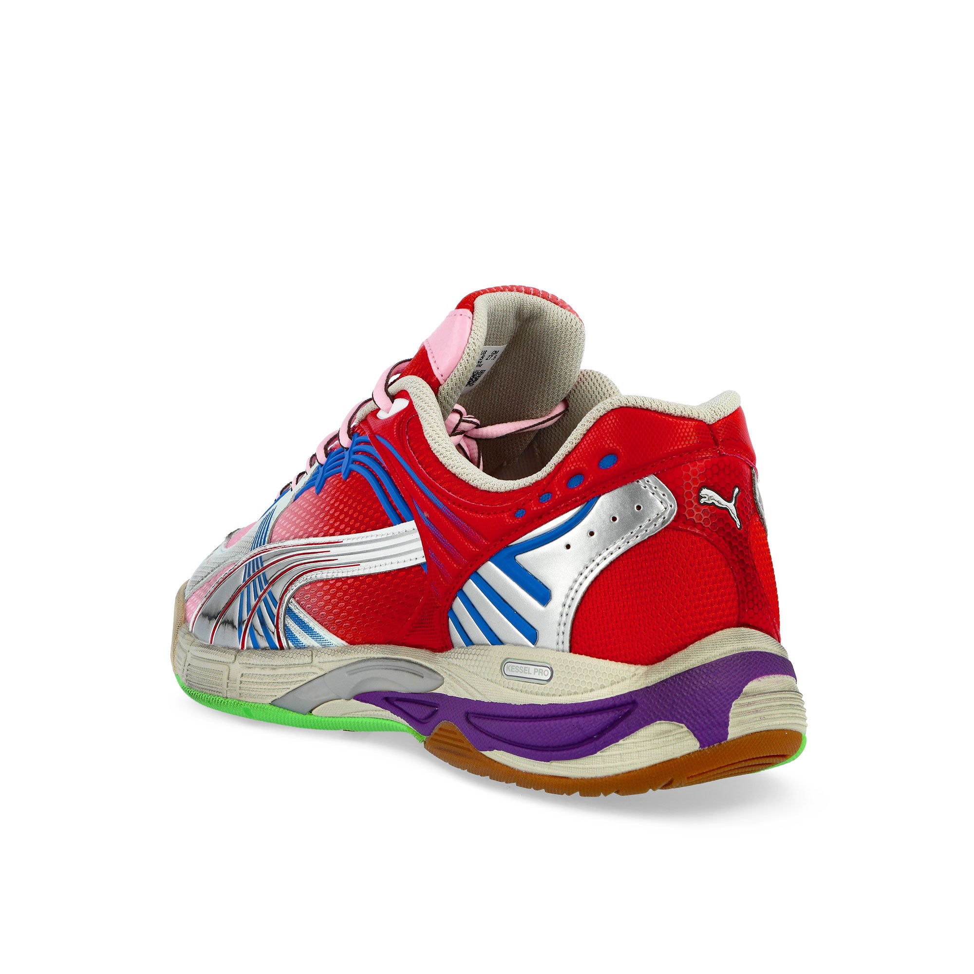 Puma Kessel Pro Pink Shimmer - For A.Time Red Low Top Sneakers 402964 06 Material | Overkill
