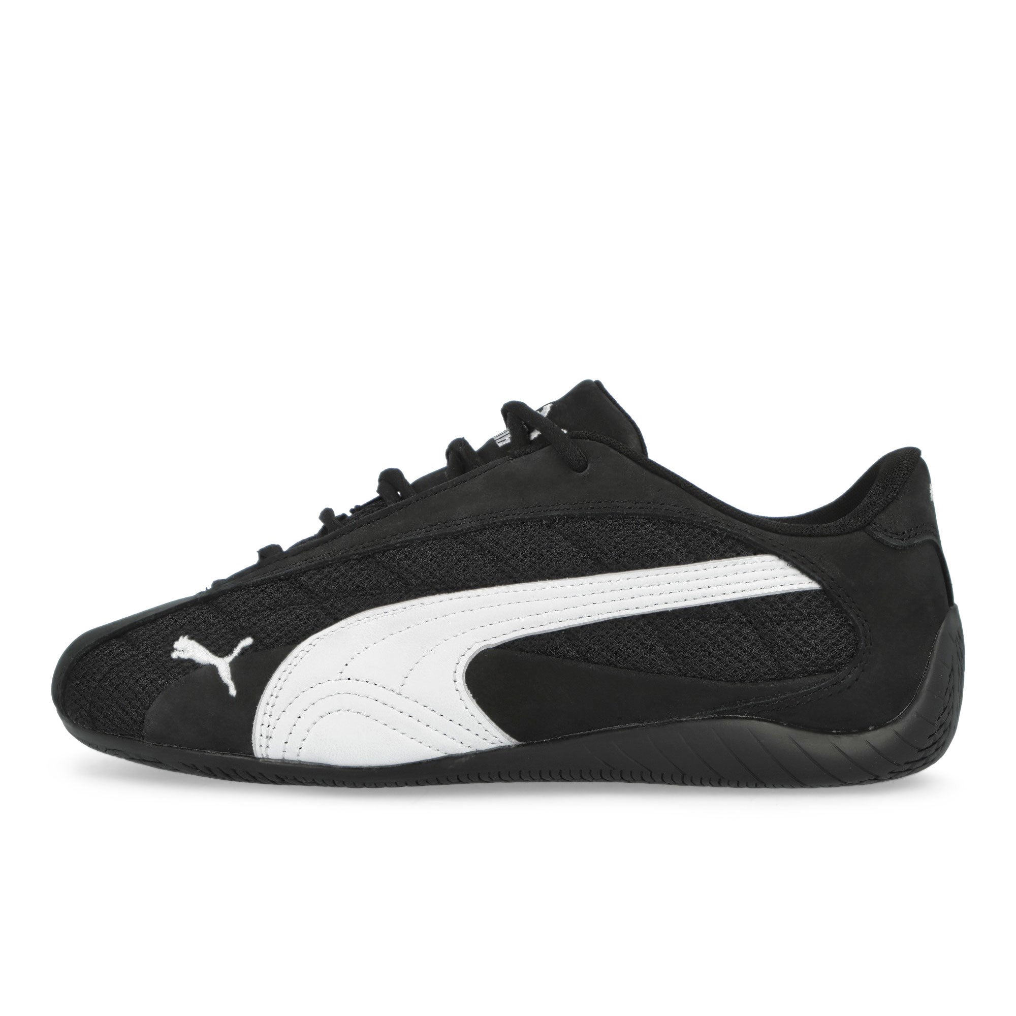 Puma Speedcat Plus Puma Black - Puma White Low Top Sneakers 402995 04 | Overkill
