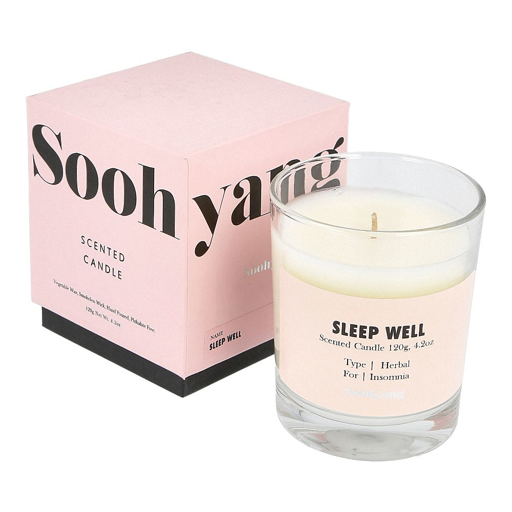 Soohyang Scented Candle 120g White Incense & Candles SSC / Sleep Well | Overkill