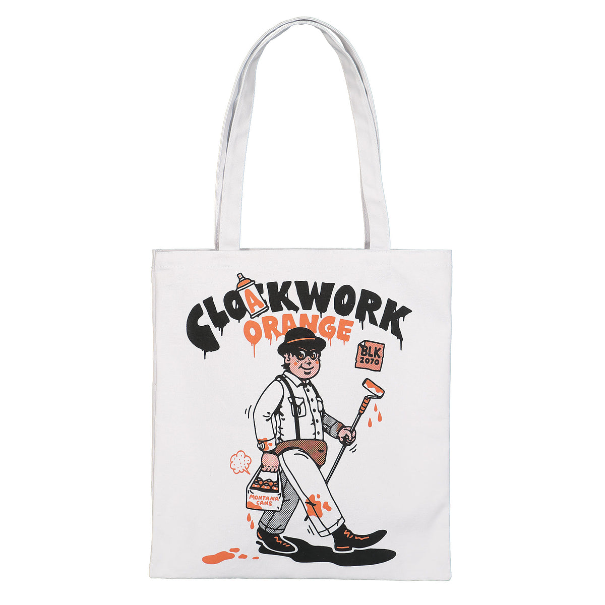 Montana Cotton Bag Cloakwork Orange By Cloakwork White Tote Bags & Shoppers  Material | Overkill