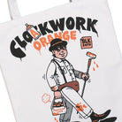 Montana Cotton Bag Cloakwork Orange By Cloakwork White Tote Bags & Shoppers Close-up | Overkill