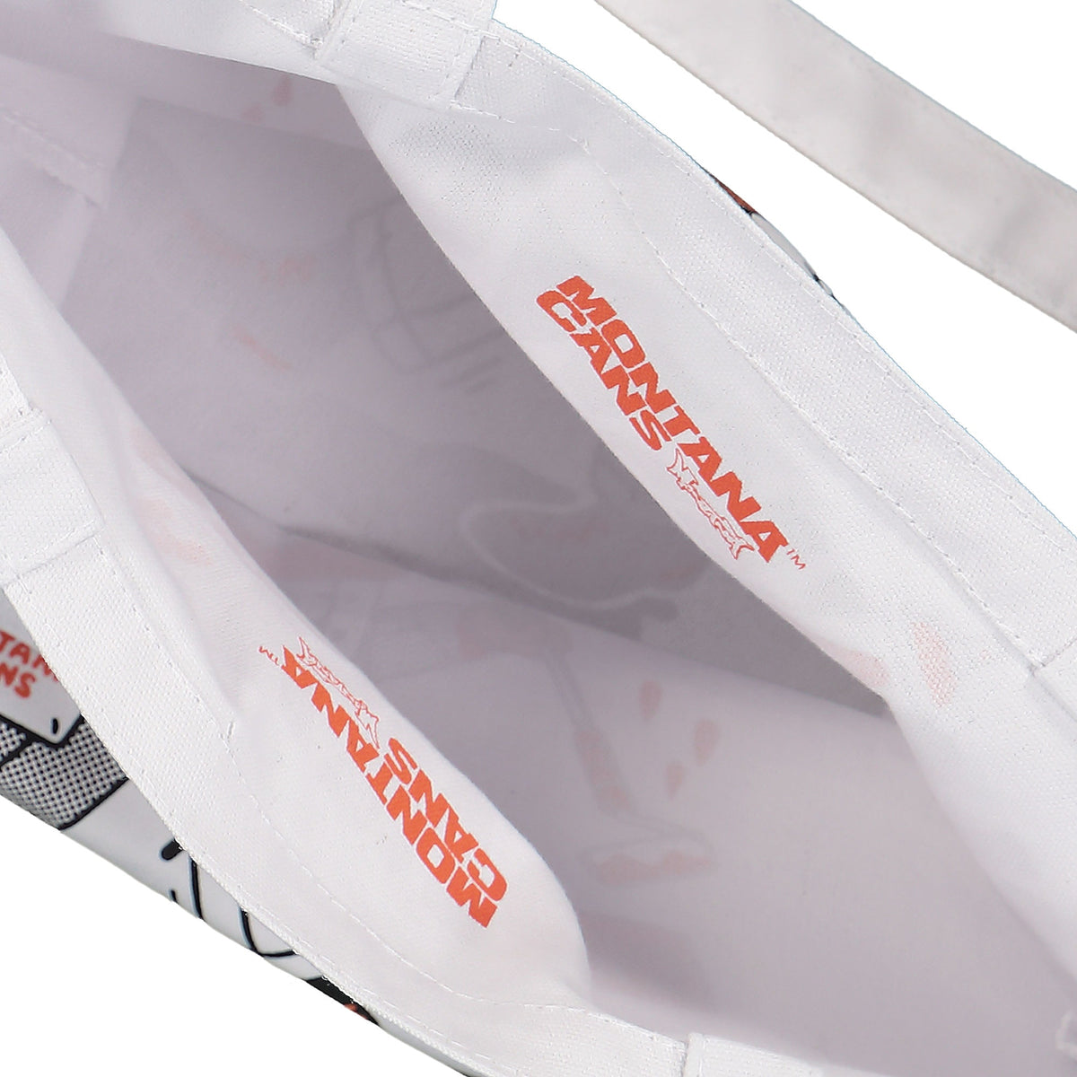 Montana Cotton Bag Cloakwork Orange By Cloakwork White Tote Bags & Shoppers Detailfoto | Overkill