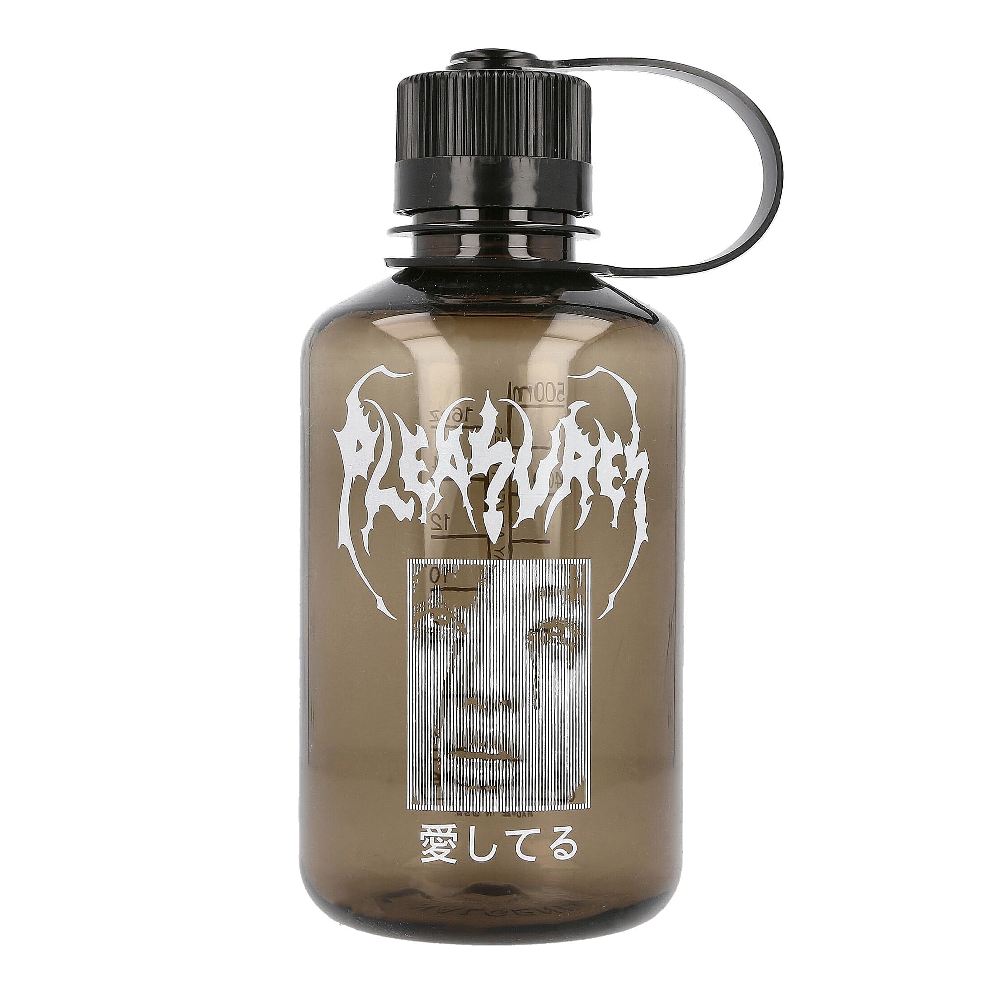 Pleasures Lonesome 16oz Nalgene Water Bottle Black Mugs & Bottles P20SU057 | Overkill