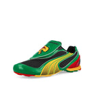 Ahluwalia x Puma V-S1 BM Archive Green - Yellow - Sizzle Low Top Sneakers 405836 01 Close-up | Overkill
