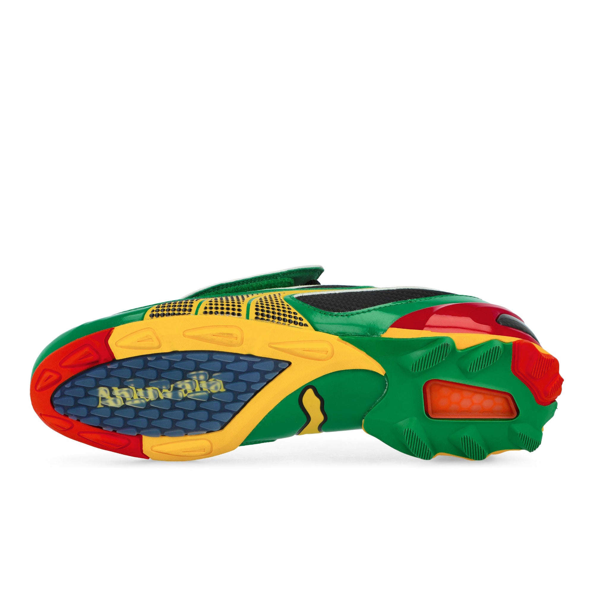 Ahluwalia x Puma V-S1 BM Archive Green - Yellow - Sizzle Low Top Sneakers 405836 01 Detail View 1 | Overkill
