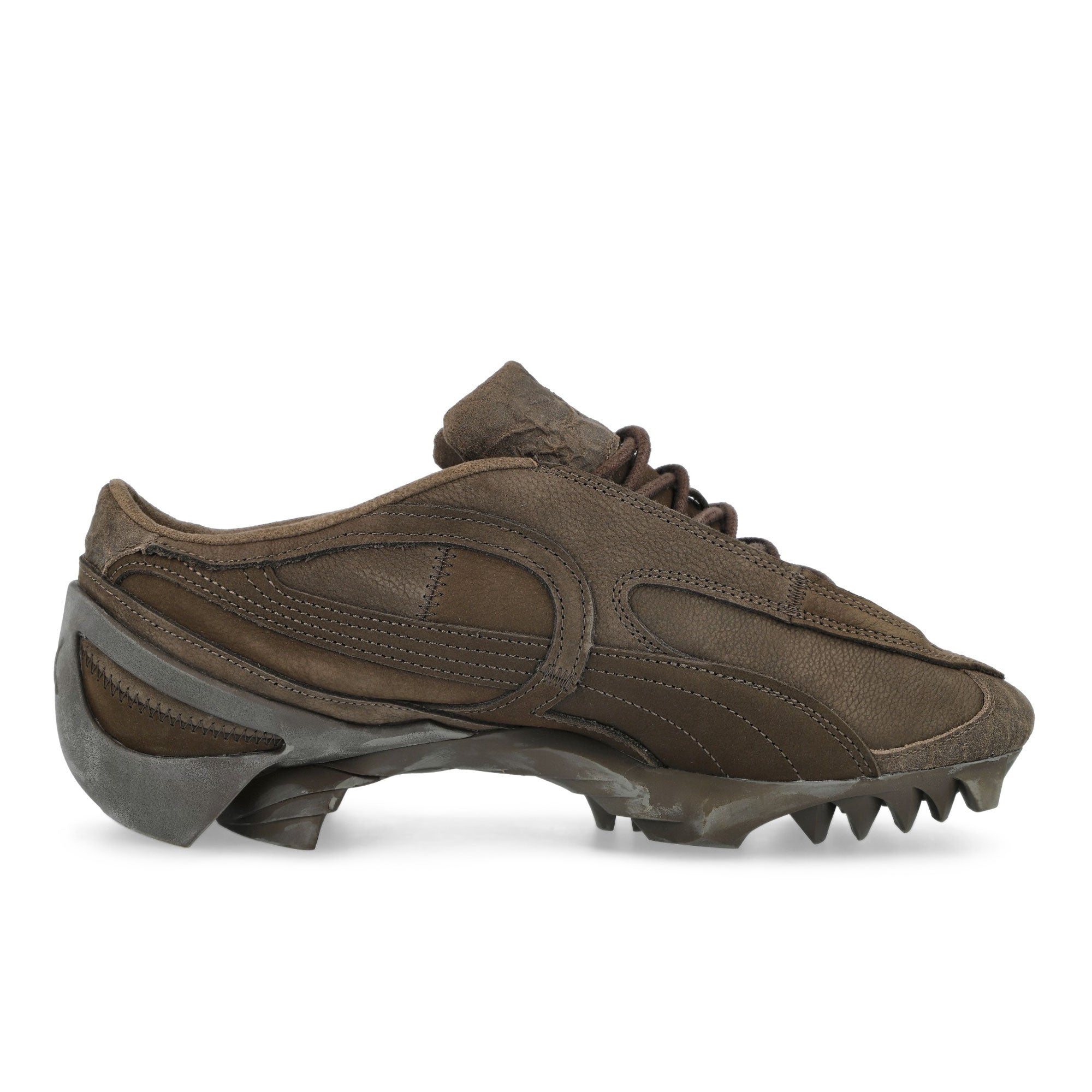No Faith Studios x Puma Beisser Nbk Chocolate Low Top Sneakers 405984 01 Silhouette | Overkill

