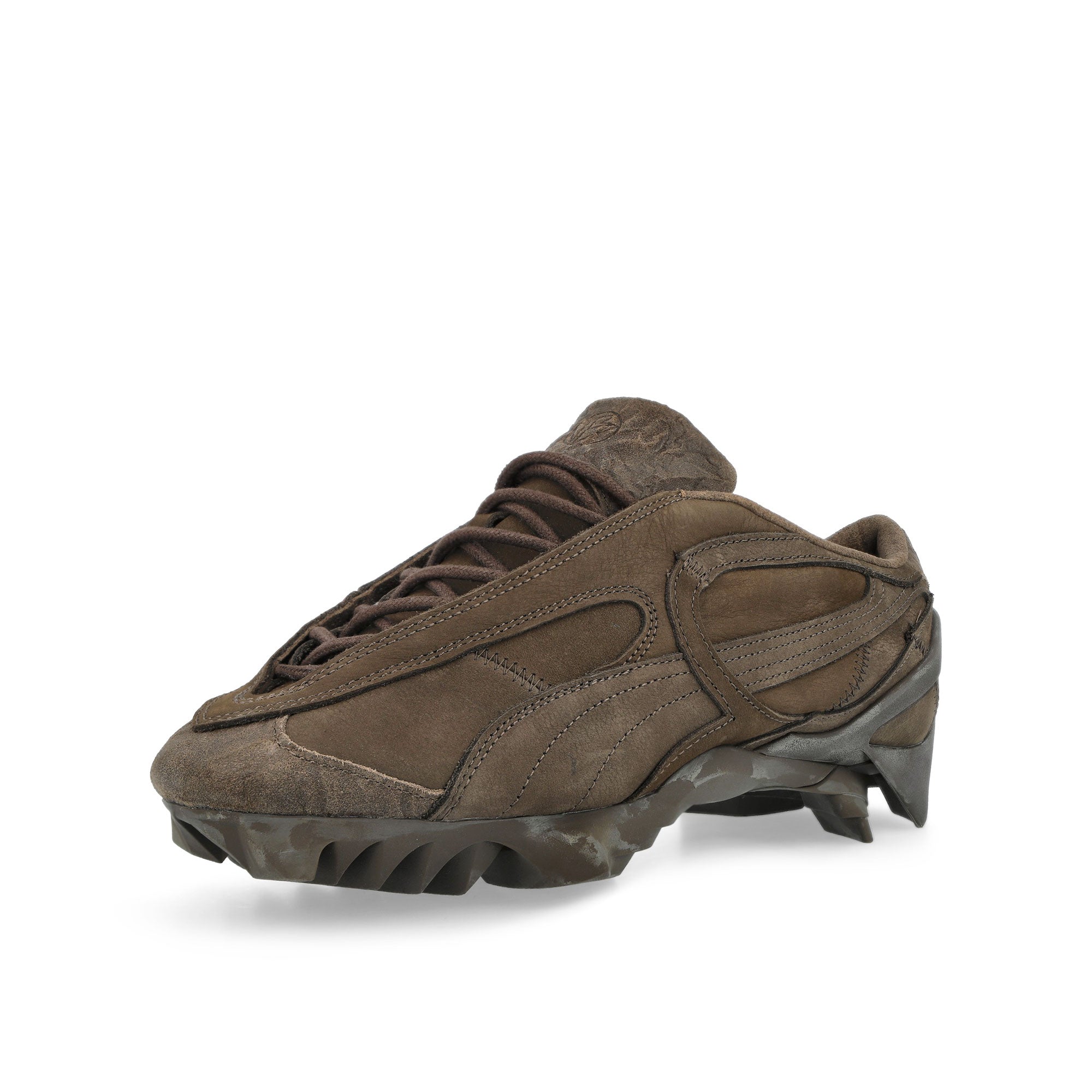 No Faith Studios x Puma Beisser Nbk Chocolate Low Top Sneakers 405984 01 Close-up | Overkill
