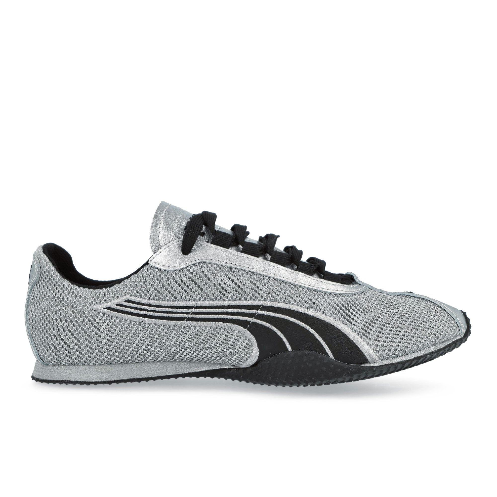 Puma H-Street Chrome Puma Silver - Puma Black Low Top Sneakers 406126 05 Silhouette | Overkill
