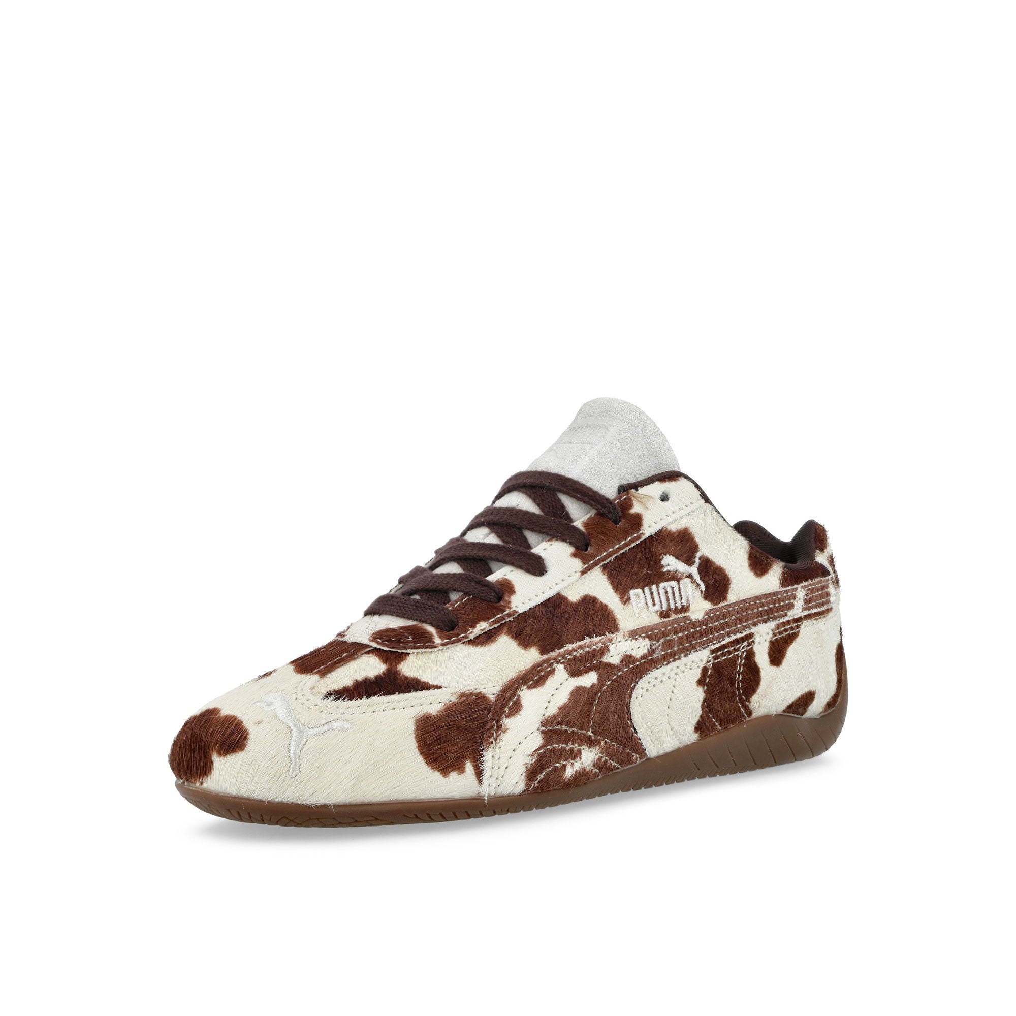 Puma Speedcat Cow WNS Chocolate Brown - Gum Low Top Sneakers 406141 01 Close-up | Overkill
