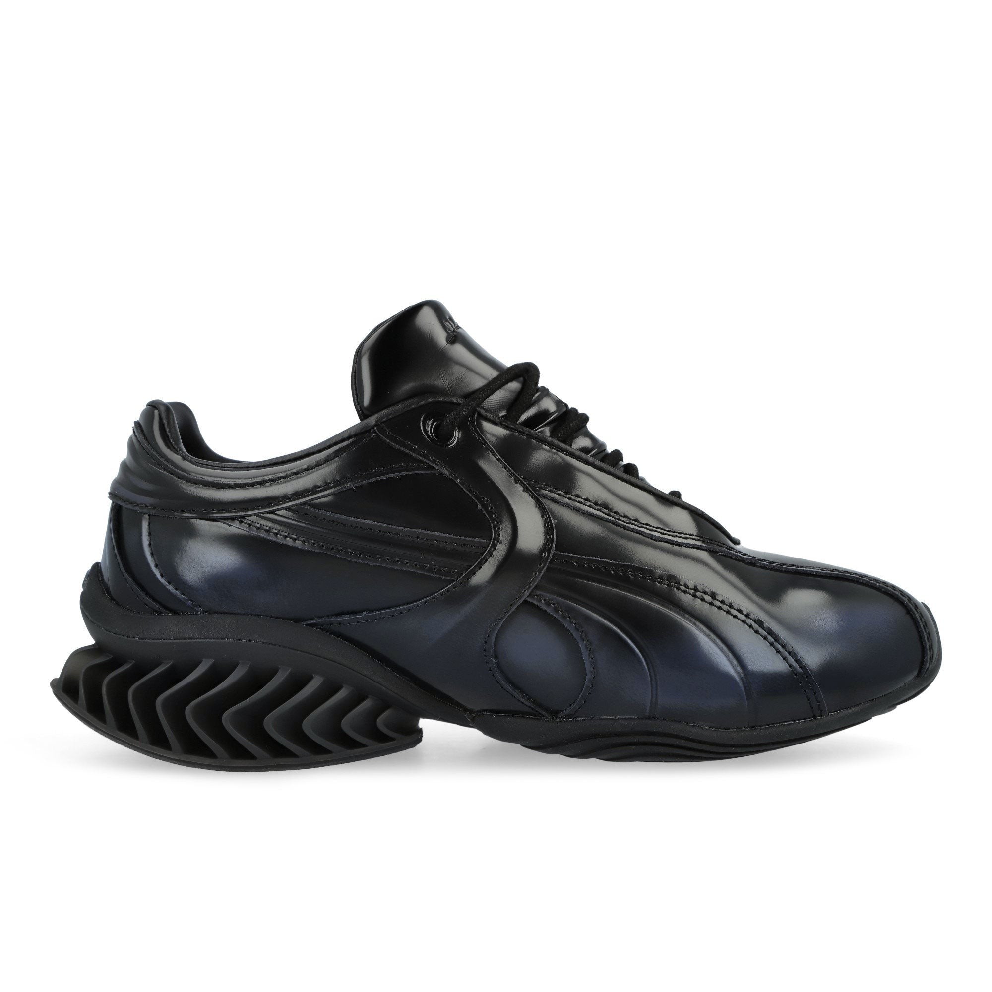 J.L-A.L x Puma Cell Geo 1 Midnight Puma Black - New Navy Low Top Sneakers 406426 01 Silhouette | Overkill
