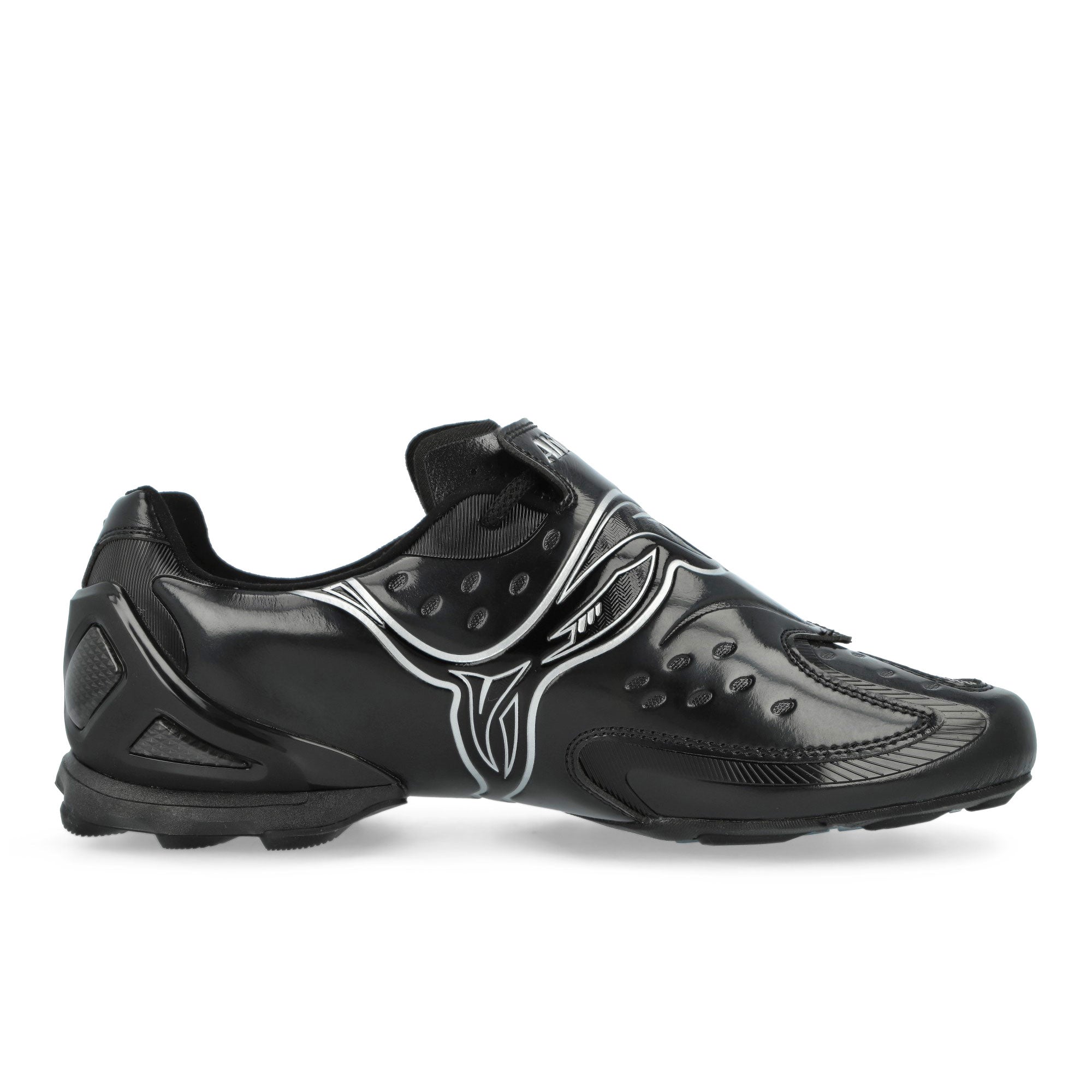 Ahluwalia x Puma V-S1 BM PUMA Black - PUMA Silver Low Top Sneakers 406437 01 Silhouette | Overkill
