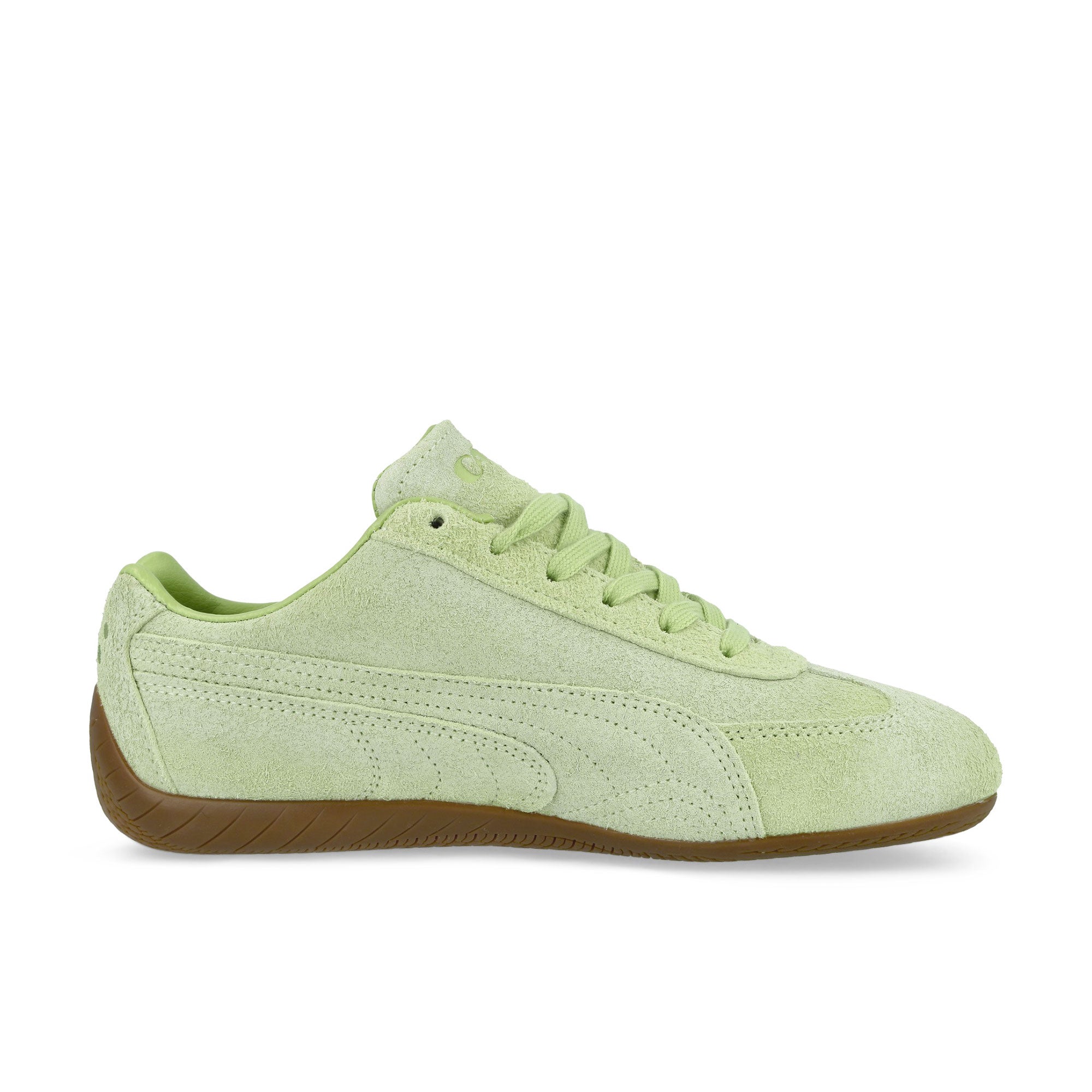 Danielle Cathari x Puma Speedcat Wsh Pistachio Green Low Top Sneakers 406652 02 Silhouette | Overkill
