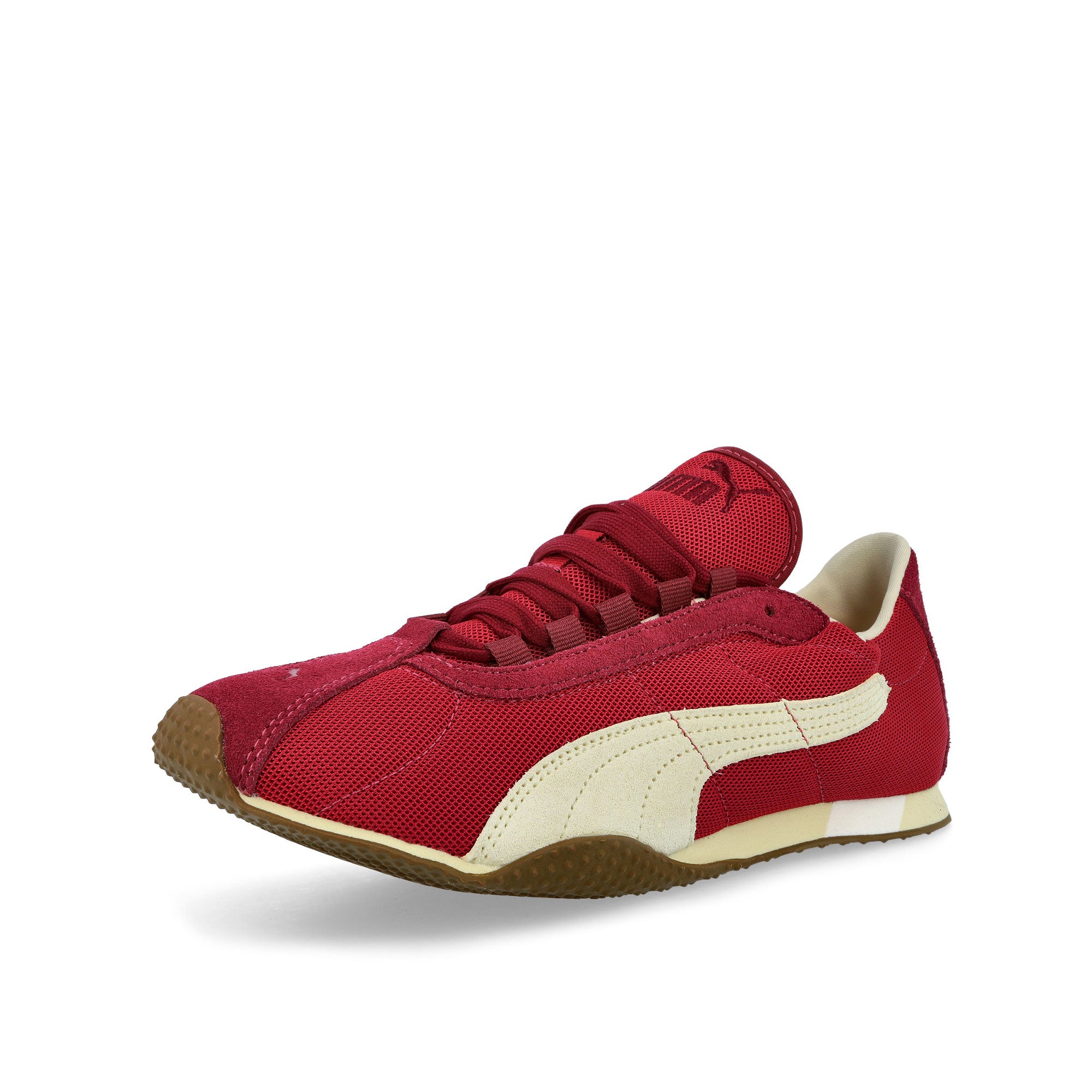 Puma H-Street Elastic Red Rhythm - Cashew Brown Sneaker 407303 01 Close-up | Overkill
