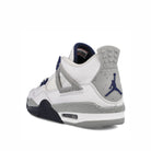 Jordan Air Jordan 4 Retro White / Midnight Navy - Light Smoke Grey Sneakers  Silhouette | Overkill
