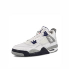 Jordan Air Jordan 4 Retro White / Midnight Navy - Light Smoke Grey Sneakers  Material | Overkill