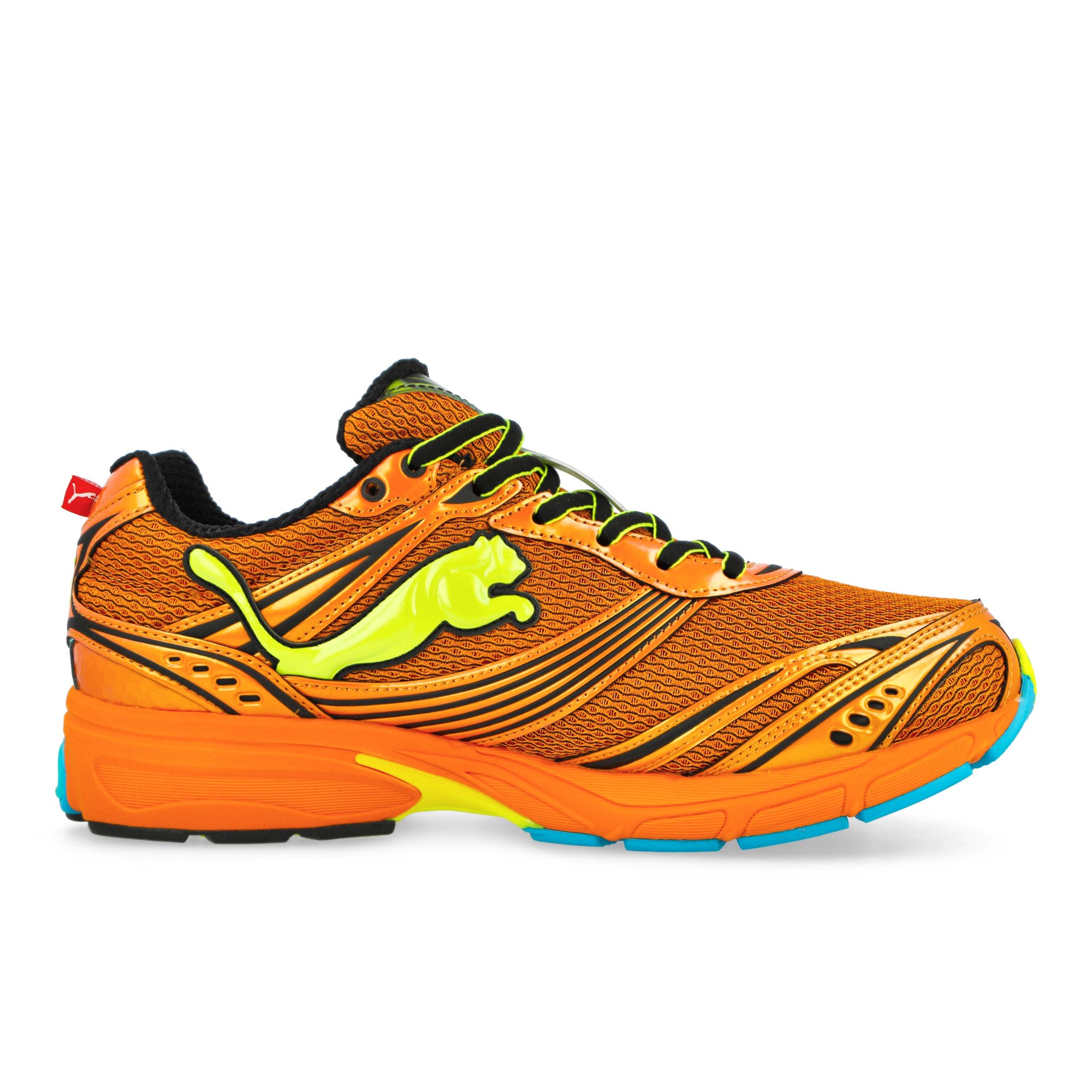 Puma Homura OG+ Heat Fire - Electric Lime Low Top Sneakers 409125 01 Silhouette | Overkill
