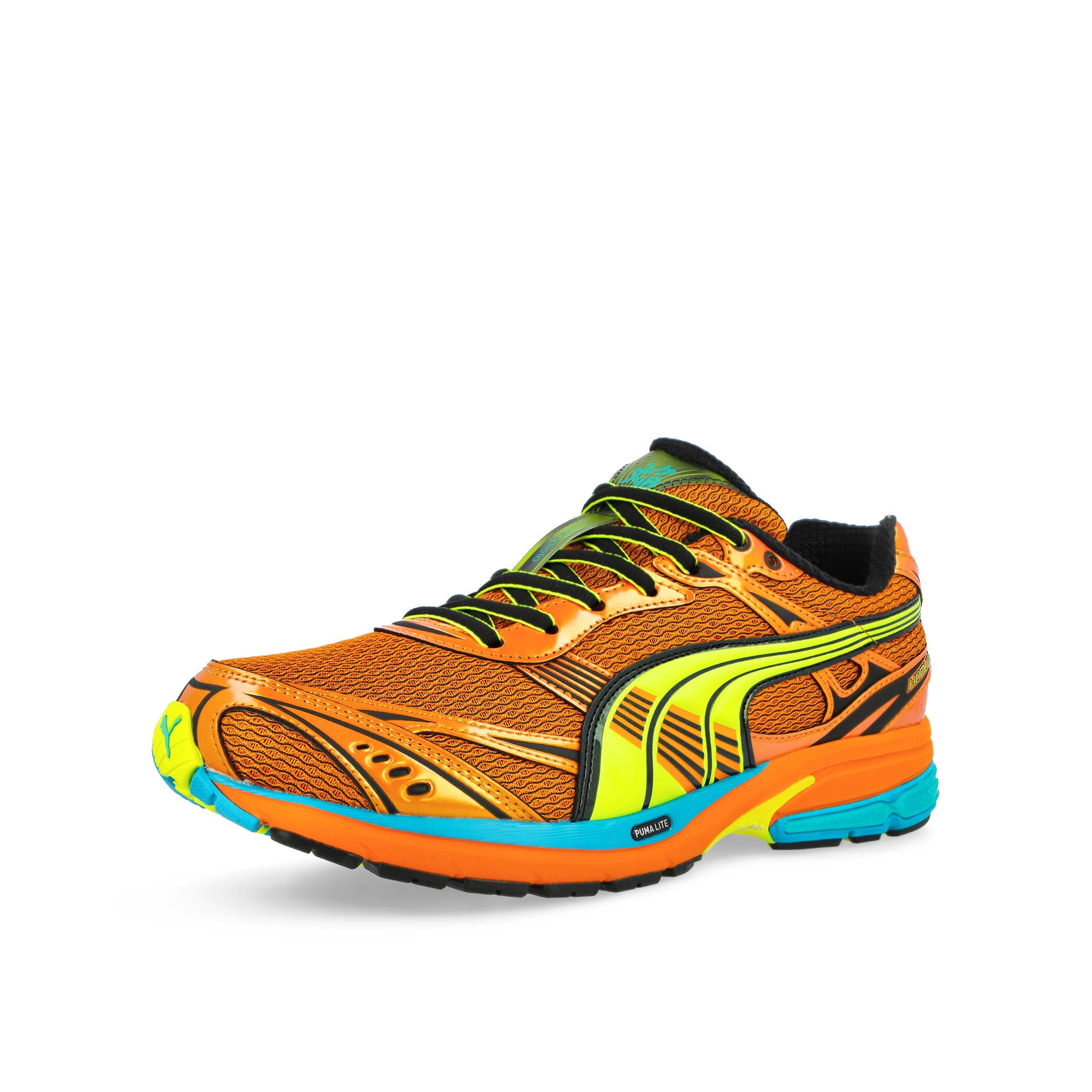 Puma Homura OG+ Heat Fire - Electric Lime Low Top Sneakers 409125 01 Close-up | Overkill
