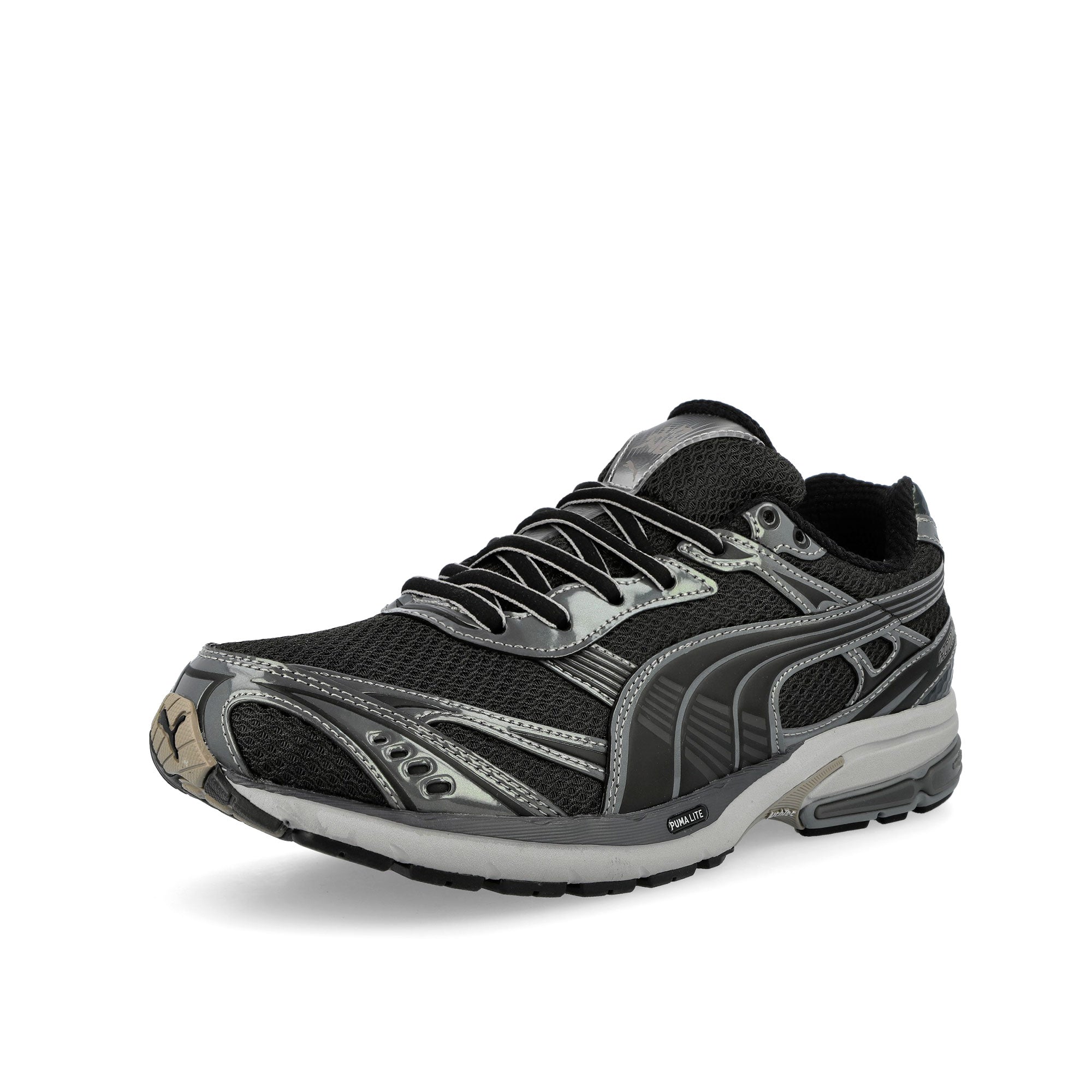 Puma Homura OG+ Puma Black - Matte Silver Low Top Sneakers 409125 08 Close-up | Overkill