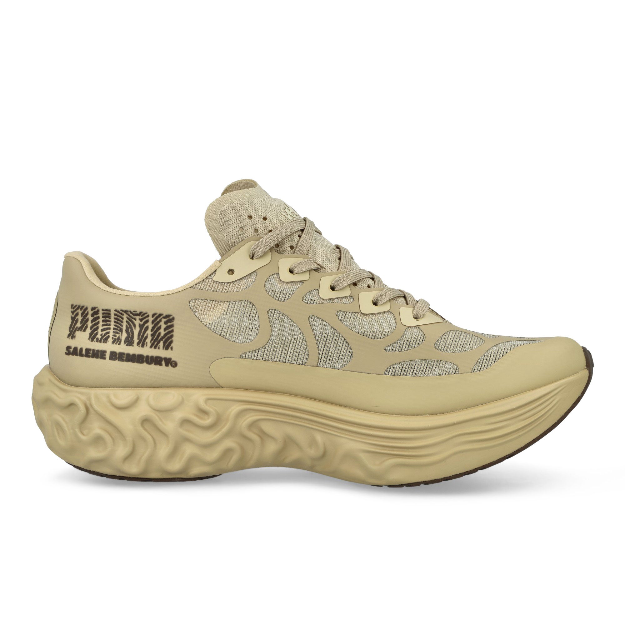 Salehe Bembury x Puma Velum SB Nitro WC Toasted Almond - Sand Dune Low Top Sneakers 409419 01 Silhouette | Overkill
