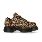 Dr. Martens Buzz 5i Spot Hair On Light Tan Mini Leopard Low Top Sneakers  Silhouette | Overkill