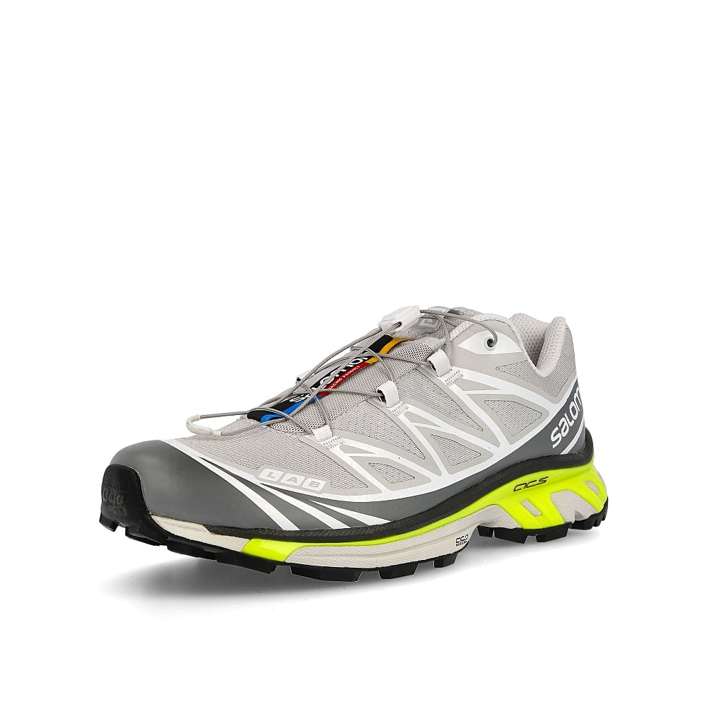 Salomon xt-6 advanced Lunar Rock / Quiet Shade / Safety Yellow  Detailfoto | Overkill