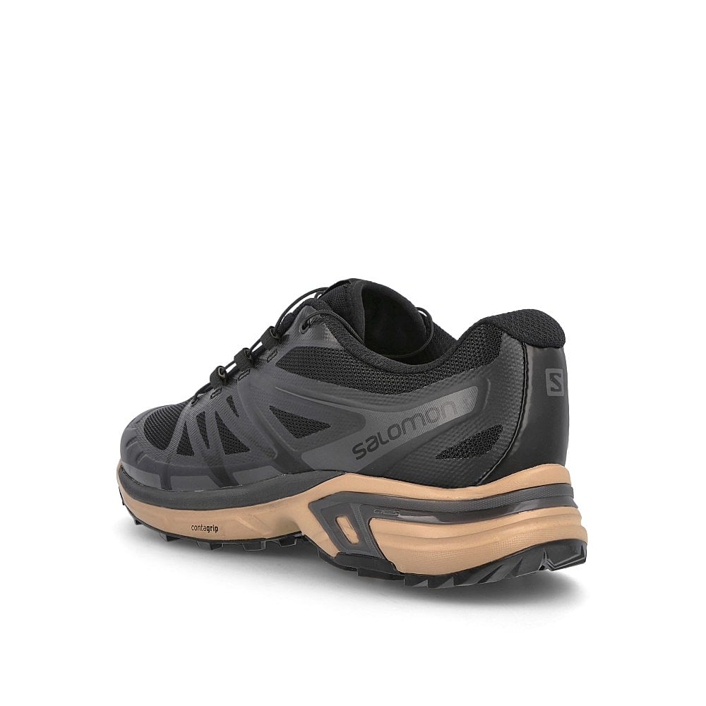Salomon xt-wings 2 advanced Black-Safari-Magnet Sneakers  Material | Overkill