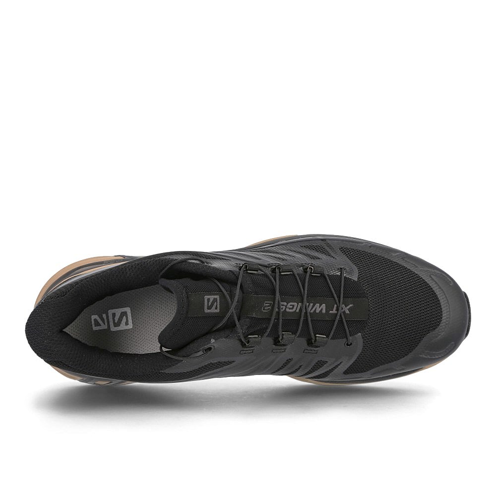 Salomon xt-wings 2 advanced Black-Safari-Magnet Sneakers  Detailfoto | Overkill