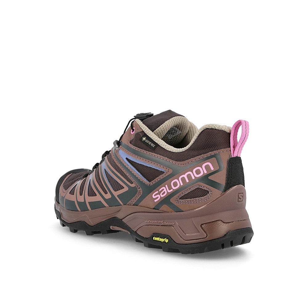 Salomon Better™ Gift Shop x Salomon X Ultra 3 GTX Shale / Peppercorn / Orchid  Close-up | Overkill
