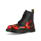 Dr. Martens 1460 Pascal Black / Vibrant Red / DMS Yellow Boots 41517001 Close-up | Overkill