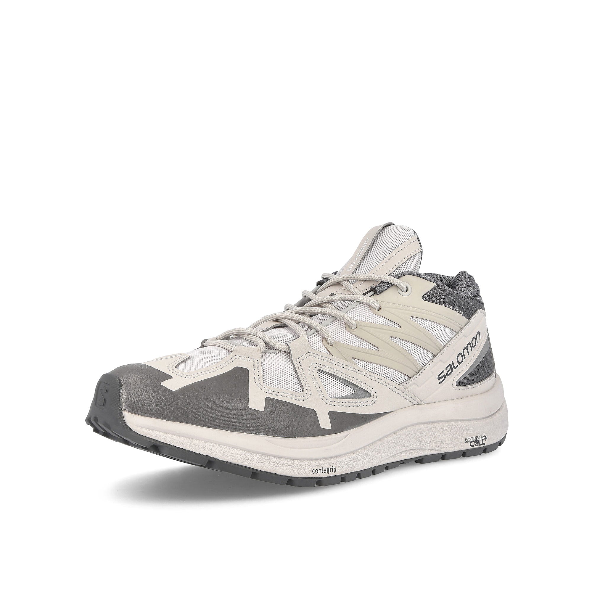 Salomon odyssey 1 advanced Quiet Shade / Lunar Rock / White  Detailfoto | Overkill