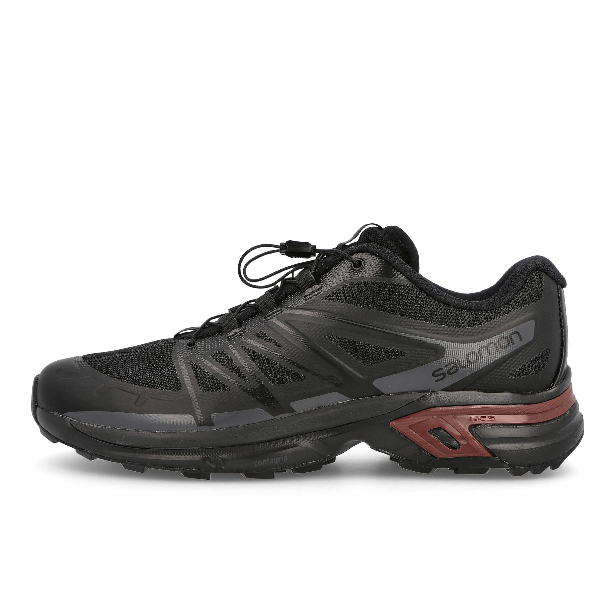 Salomon xt-wings 2 advanced Black-Madder Brown-Phantom Sneakers 415777 | Overkill
