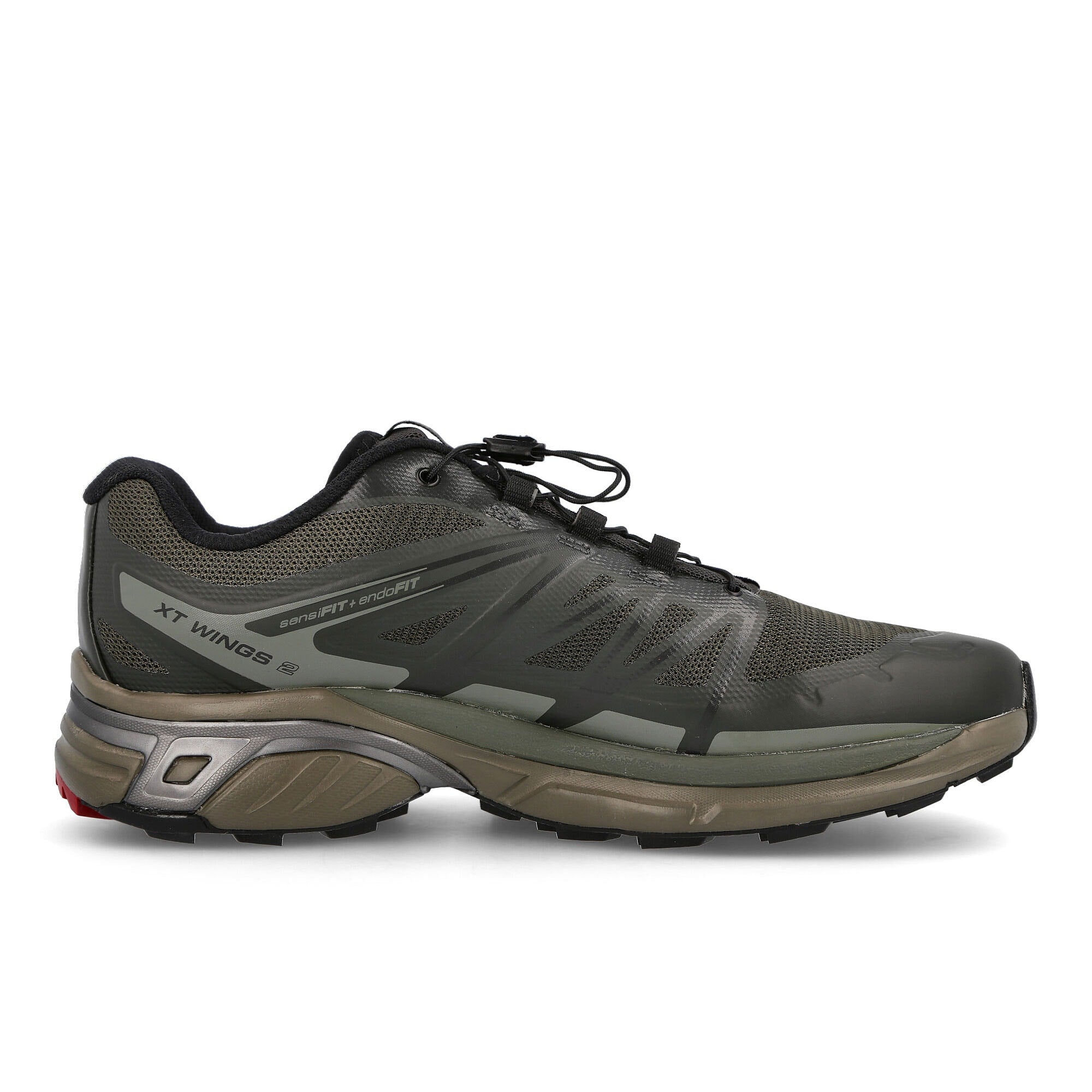 Salomon xt-wings 2 advanced Peat / Cator Grey / Bungee Cord   Material | Overkill