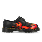 Dr. Martens 1461 Flame Black / Vibrant Red / DMS Yellow Low Top Sneakers 41604001 Silhouette | Overkill