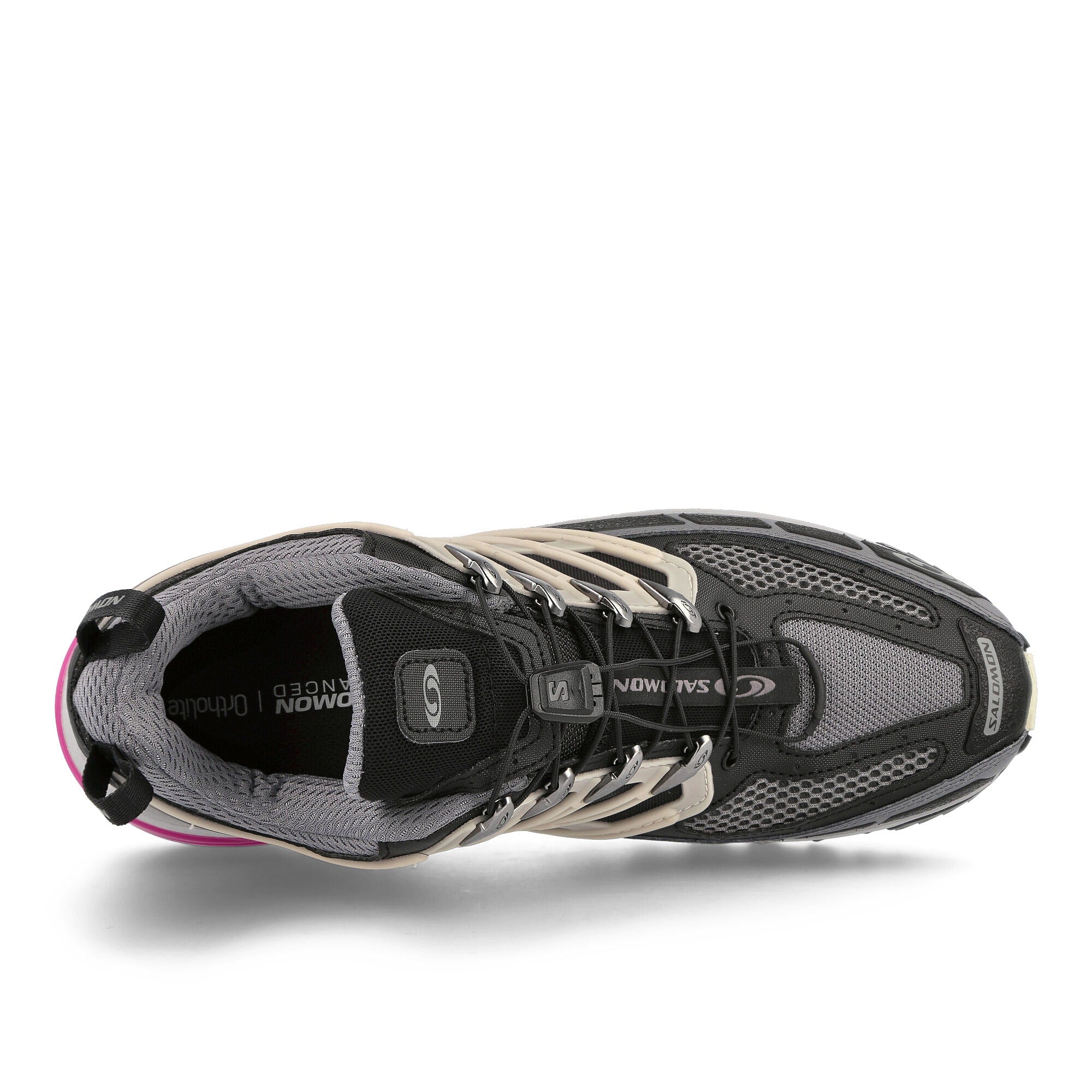 Salomon ACS Pro Advanced Black / Alloy / Feather Gray Low Top Sneakers  Detailfoto | Overkill